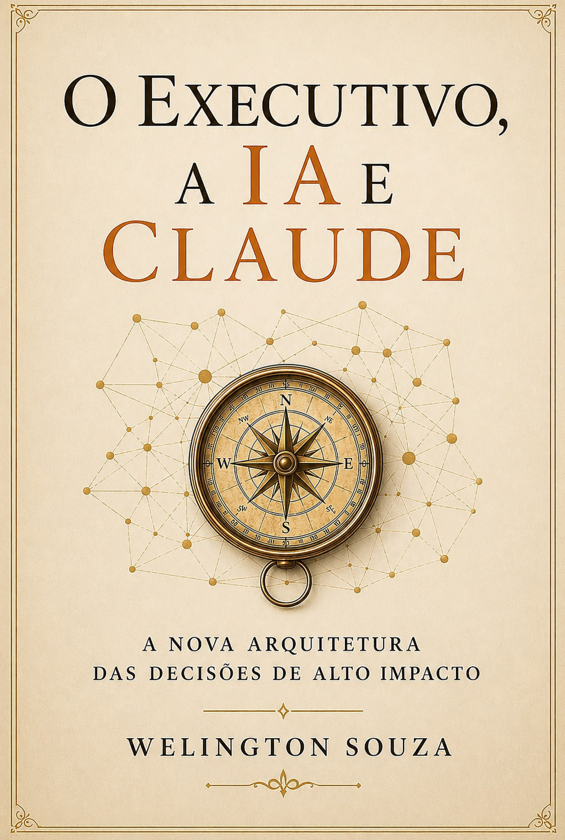 Capa do livro O Executivo, a IA e Claude